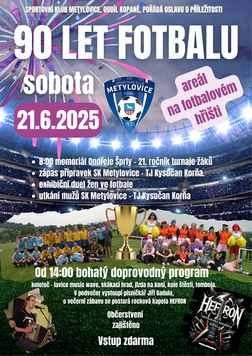 90 let fotbalu