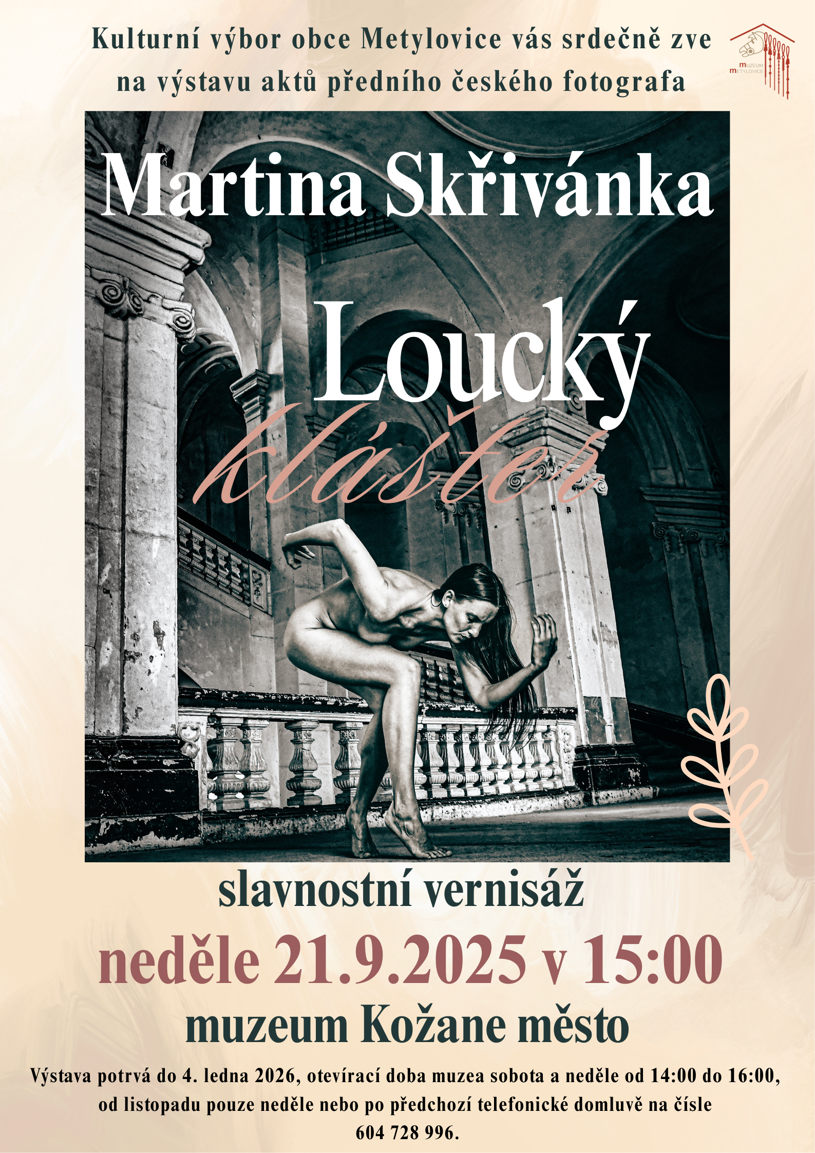 VÝSTAVA AKTŮ PŘEDNÍHO FOTOGRAFA MARTINA SKŘIVÁNKA